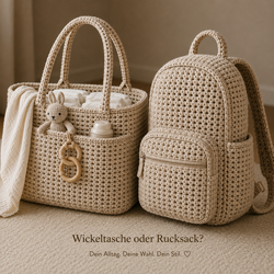 Wickeltasche oder Rucksack? So findest du die richtige