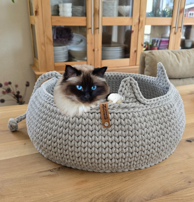 🐱Katzen und Hunde werden diesen neuen Korb lieben✨