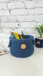 Gehäkelter Korb, Kinder Korb, Wohnzimmer Kinderzimmer Dekoration, Housewarminggeschenk, Weihnachtsgeschenk, Bad Aufbewahrung, Nordic Stile