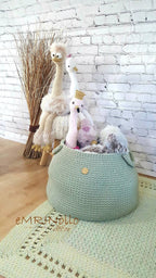 Aufbewahrungskorb, Wäschekorb, scandi style, Utensilo, Spielzeugbox, Aufbewahrungstasche, Babyzimmer deko, Geschenkidee Muttertag