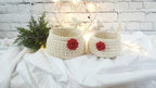 Gehäkelter Korb Rentier, Kinder Korb, Wohnzimmer Kinderzimmer Dekoration, Nikolausgeschenk, Weihnachtsgeschenk, Nordic Stile