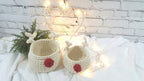 Gehäkelter Korb Rentier, Kinder Korb, Wohnzimmer Kinderzimmer Dekoration, Nikolausgeschenk, Weihnachtsgeschenk, Nordic Stile
