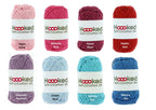 Baumwollgarn zum Stricken, HOOOKED Soft Cotton DK 32 Farben Baumwolle, 100 % recycelt, Grundpreis 1 kg=39,4 Euro, 50g = 85m, Weihnachtsdeko,