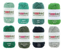 Baumwollgarn zum Stricken, HOOOKED Soft Cotton DK 32 Farben Baumwolle, 100 % recycelt, Grundpreis 1 kg=39,4 Euro, 50g = 85m, Weihnachtsdeko,