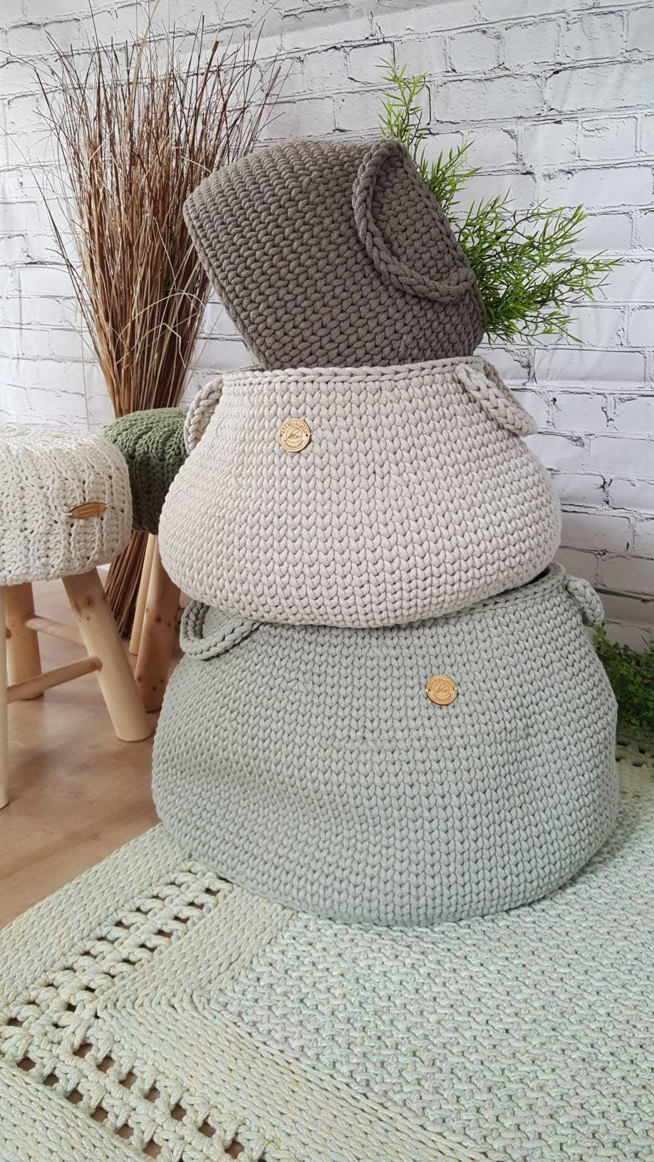 Aufbewahrungskorb, Wäschekorb, scandi style, Utensilo, Spielzeugbox, Aufbewahrungstasche, Babyzimmer deko, Geschenkidee Muttertag