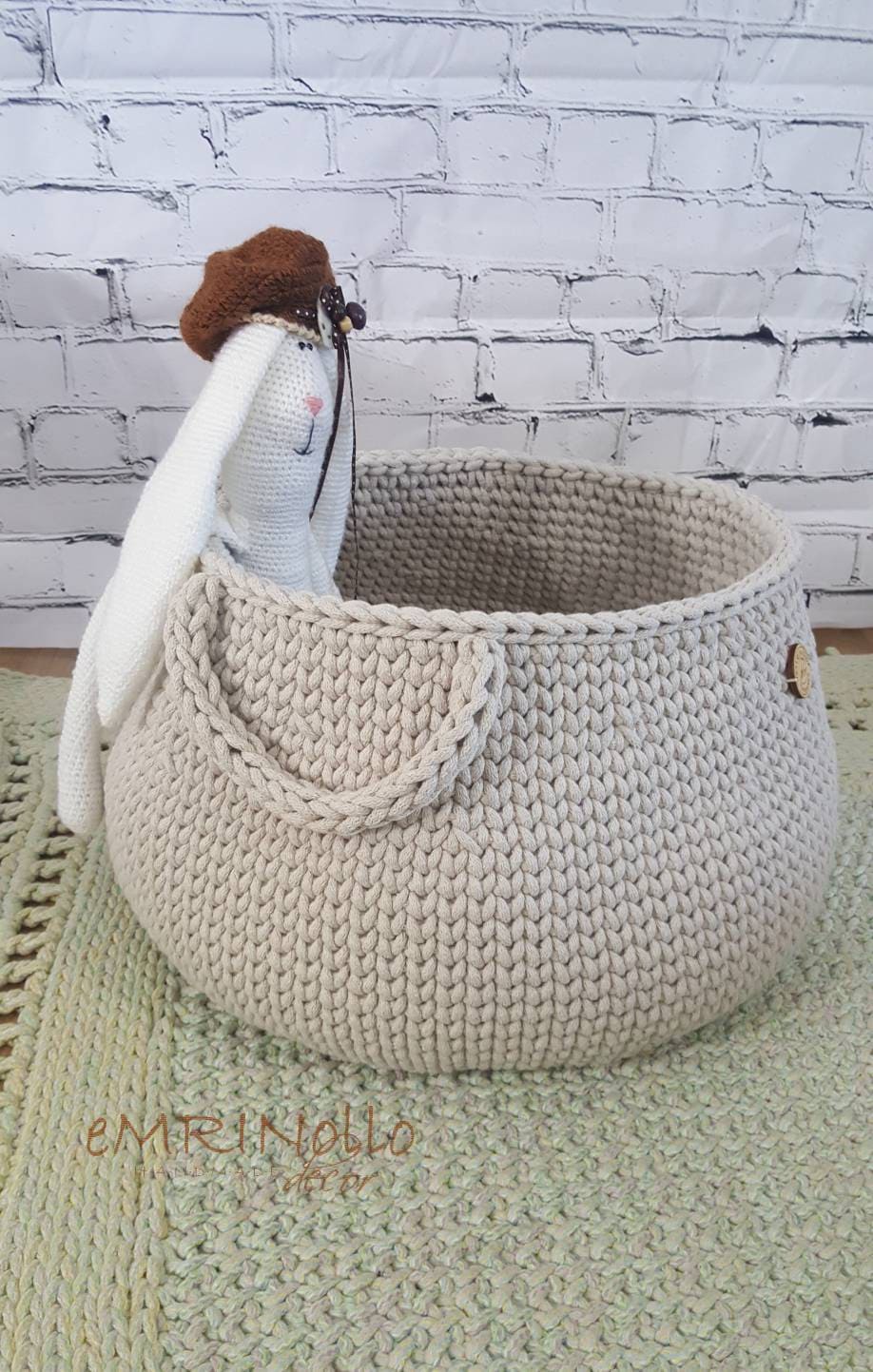Aufbewahrungskorb xxl, Wäschekorb, scandi style, Utensilo gehäkelt, Spielzeugbox, Aufbewahrungstasche, Babyzimmer deko, Geschenkidee Taufe