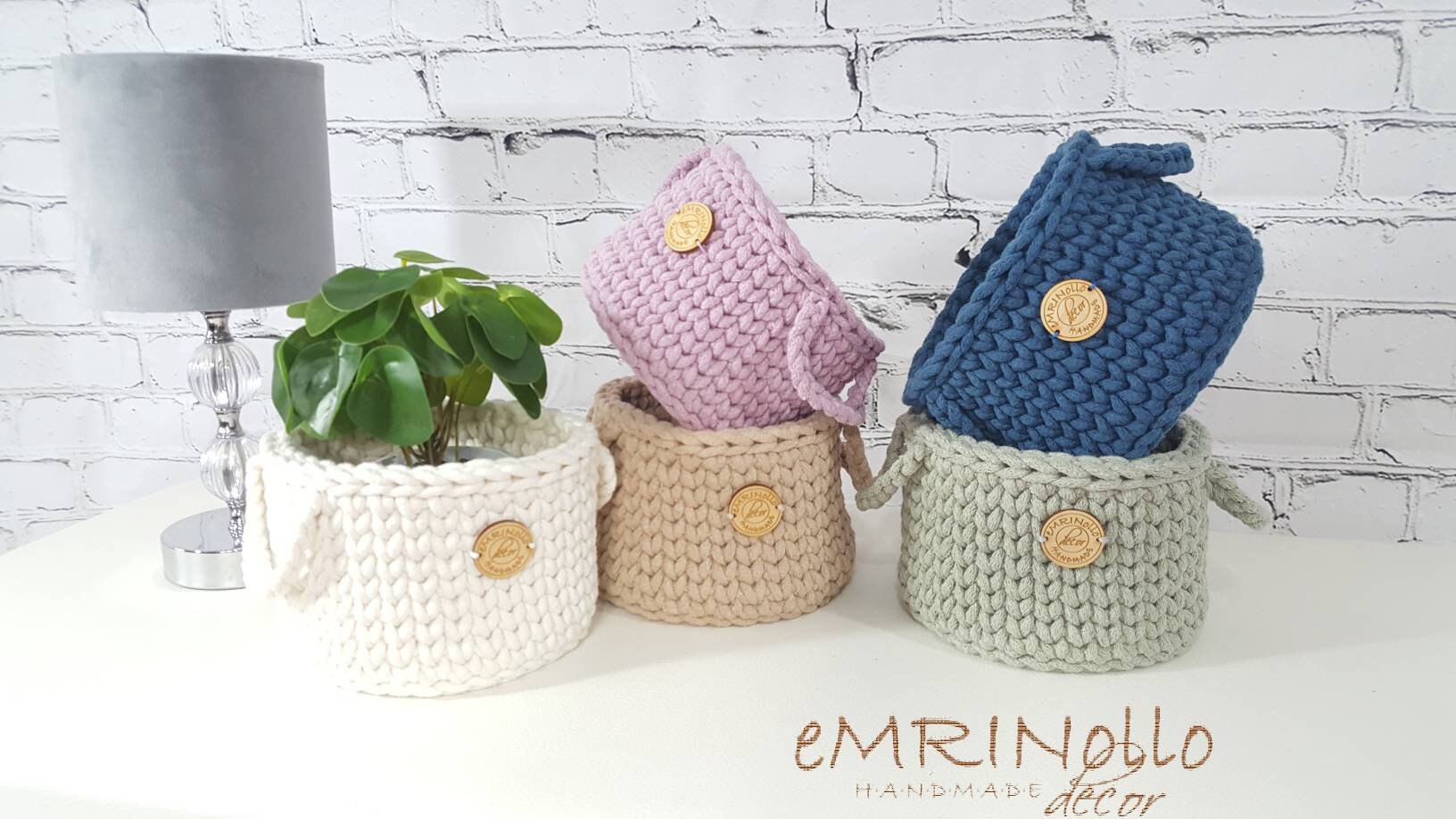 Gehäkelter Korb, Kinder Korb, Wohnzimmer Kinderzimmer Dekoration, Housewarminggeschenk, Weihnachtsgeschenk, Bad Aufbewahrung, Nordic Stile