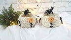 Gehäkelter Korb Schneemann, Kinder Korb, Wohnzimmer Kinderzimmer Dekoration, Nikolausgeschenk, Weihnachtsgeschenk, Nordic Stile