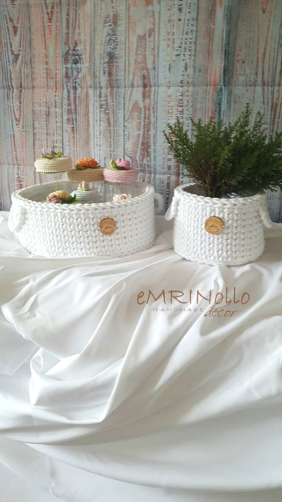 Basket, häkeln Korb, Kinder Korb, Kinderkorb, Wohnzimmer Dekoration, Housewarminggeschenk, Weihnachtsgeschenk, Bad Aufbewahrung, Skandistile