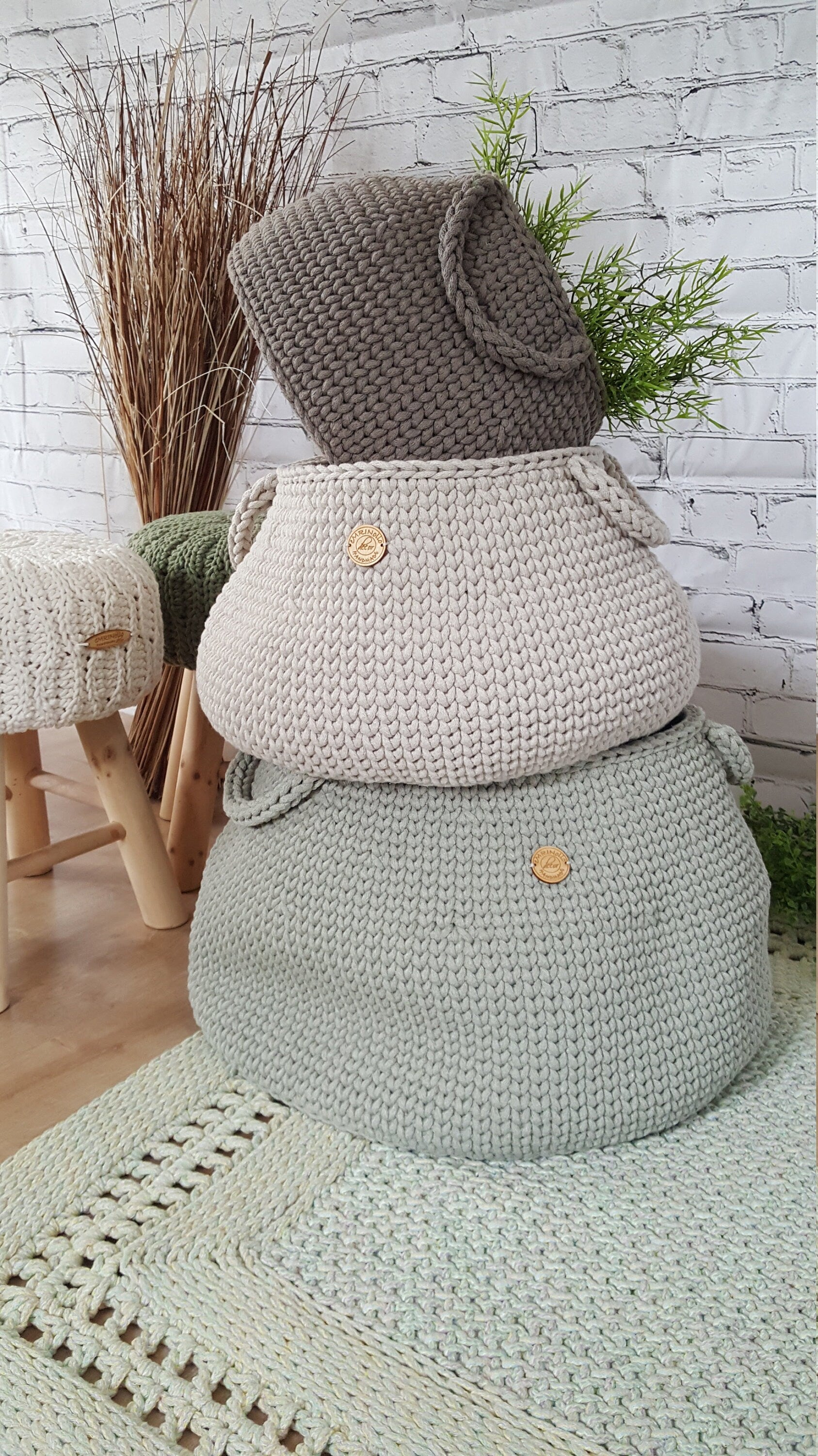 Häkeln Sie Korb, Kinder Korb, Kinderkorb, Kinderzimmer Dekoration, Housewarminggeschenk, Weihnachtsgeschenk, Bad Aufbewahrung, Aufbewahrung