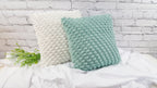 Gehäkeltes Bubble-Kissen, Skandinavische Wohnkultur aus Baumwolle für Sofa & Deko