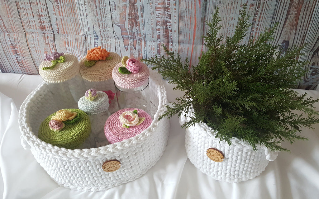 Basket, häkeln Korb, Kinder Korb, Kinderkorb, Wohnzimmer Dekoration, Housewarminggeschenk, Weihnachtsgeschenk, Bad Aufbewahrung, Skandistile