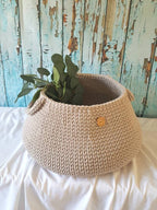Aufbewahrungskorb xxl, Wäschekorb, scandi style, Utensilo gehäkelt, Spielzeugbox, Aufbewahrungstasche, Babyzimmer deko, Geschenkidee Taufe