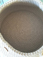 Aufbewahrungskorb xxl, Wäschekorb, scandi style, Utensilo gehäkelt, Spielzeugbox, Aufbewahrungstasche, Babyzimmer deko, Geschenkidee Taufe