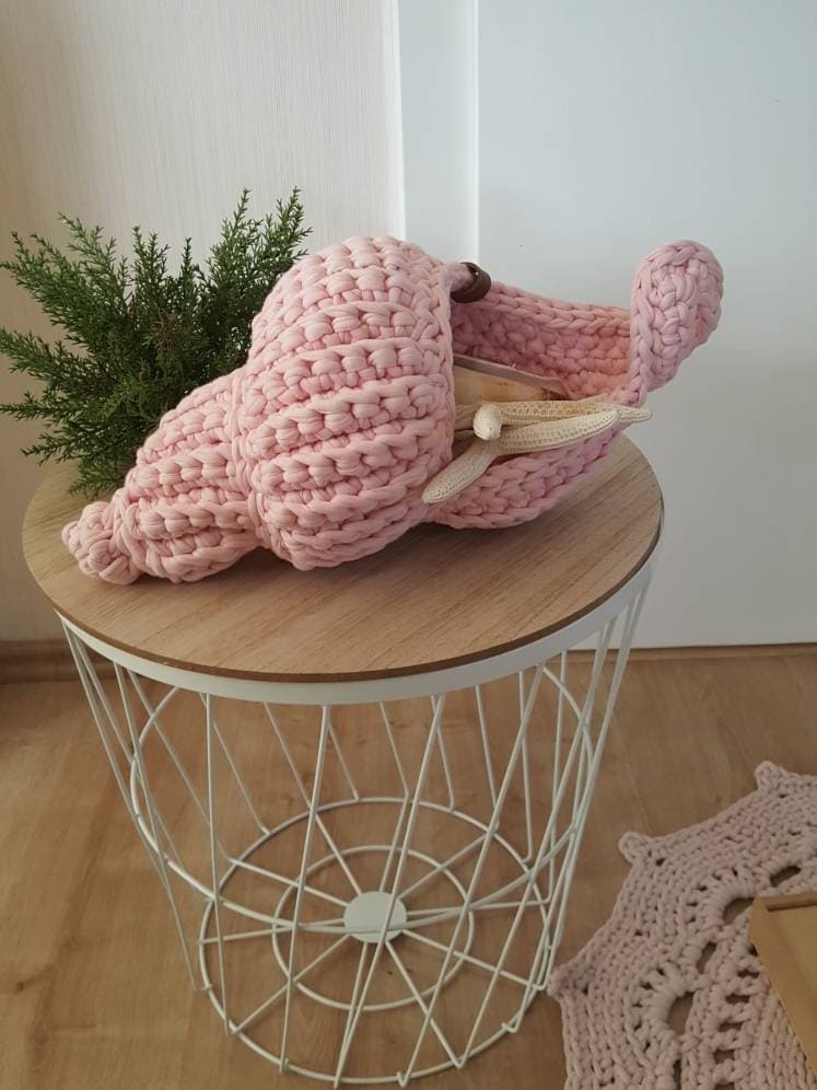 Shell Muschelkorb Muschel gehäkelt Hängekorb Aufbewahrung Giveaway Deko Housewarminggeschenk dekorativ Korb Wohnkultur Baumwolle