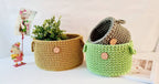 Korb, Utensilo, Häkelkorb, Baumwollkorb, Hohe Qualtität, Kinderkorb, Kinderzimmer Dekoration, Babypartygeschenk, Babyzimmer, Aufbewahrung