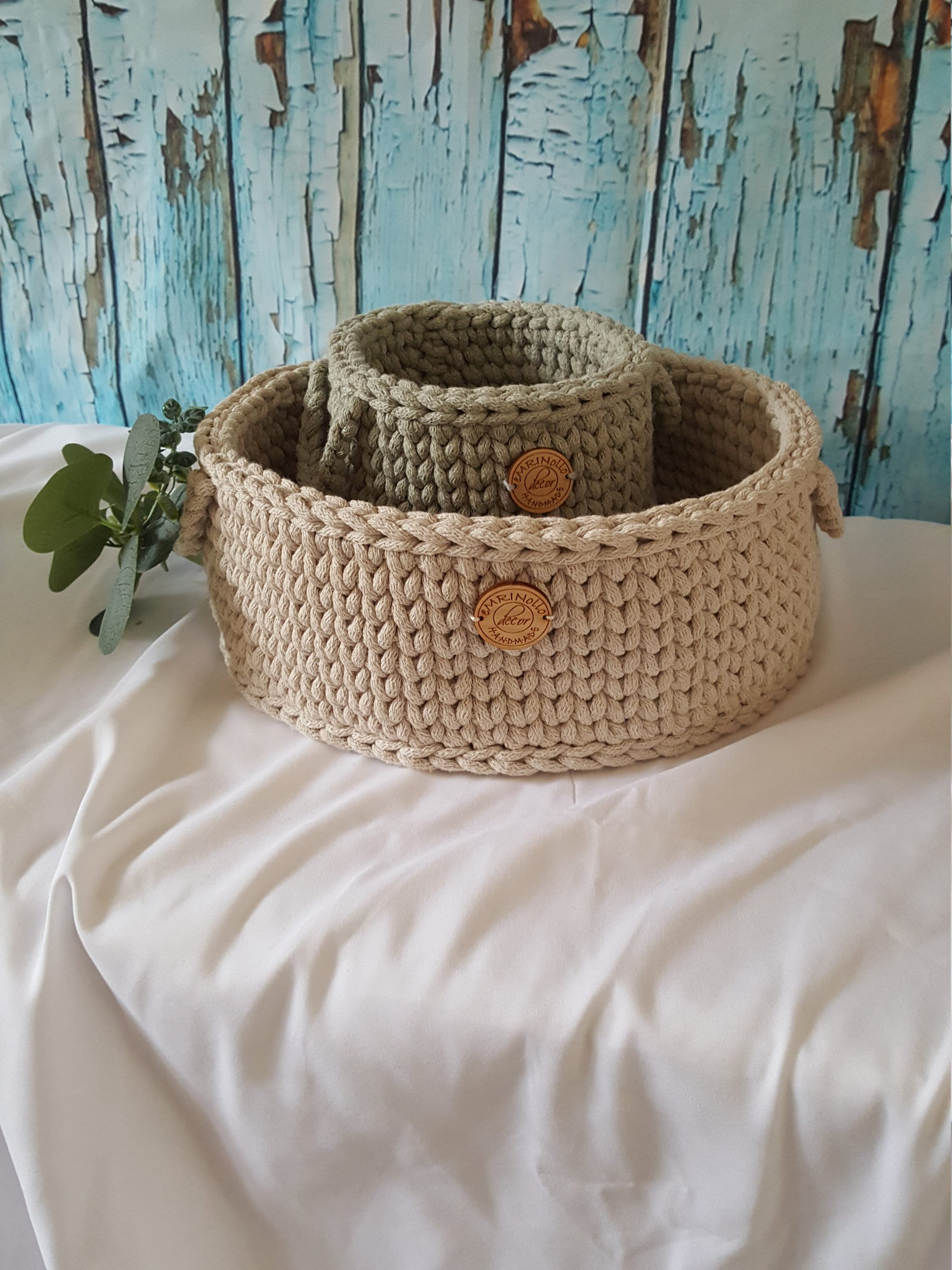 Korb, Utensilo, Häkelkorb, Baumwollkorb, Hohe Qualtität, Kinderkorb, Kinderzimmer Dekoration, Babypartygeschenk, Babyzimmer, Aufbewahrung