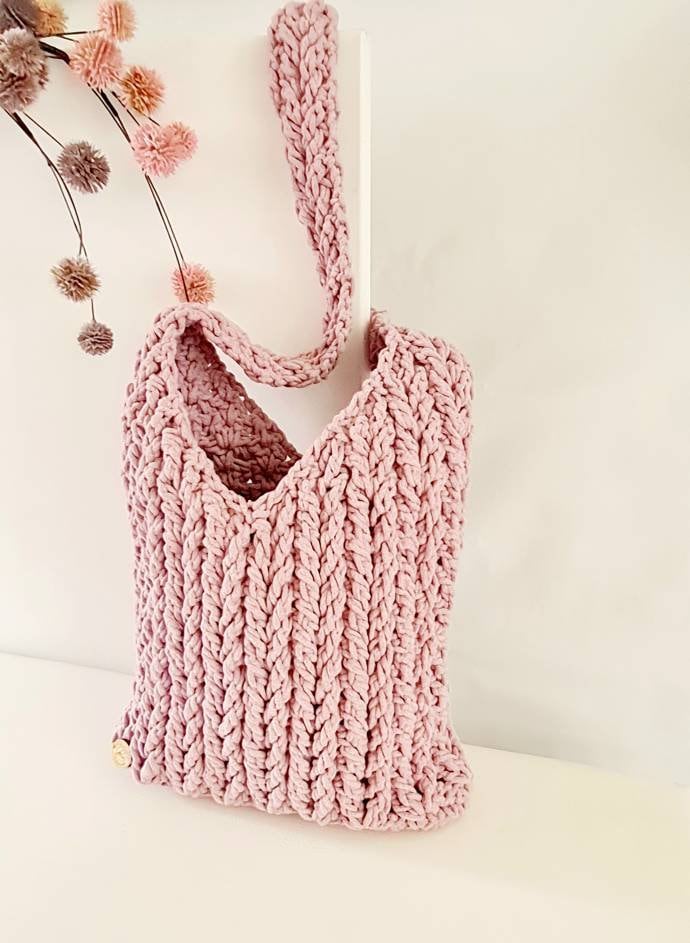 Umhängetasche gehäkelt, Tasche im Lacemuster, Sommer-Einkaufstasche, griechische Tasche, lässige Strandtasche handmade, Women Bag crochet