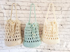 Handtasche Umhängetasche, Tragetasche, Netz, Marktasche häkeln, Boho-Tasche, Tasche, Kelim-Tasche, Geschenk für sie, Makramee-Tasche