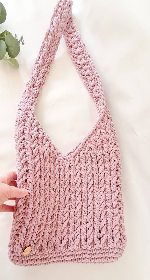 Umhängetasche gehäkelt, Tasche im Lacemuster, Sommer-Einkaufstasche, griechische Tasche, lässige Strandtasche handmade, Women Bag crochet