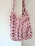 Umhängetasche gehäkelt, Tasche im Lacemuster, Sommer-Einkaufstasche, griechische Tasche, lässige Strandtasche handmade, Women Bag crochet