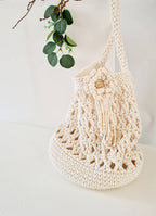 Häkeltasche, Strickprojekttasche, Umhängetasche, gehäkelte Projekttasche, Reisestricktasche, es ist Tasche, Netztasche, häkeln Tasche, garn