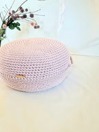 Pouf Ottoman gehäkelt, Babyzimmer deko, Bodenkissen, Sitzkissen, Skandinavisches Kinderzimmer Dekor, Häkelhocker Kinderzimmer, Sitzhocker