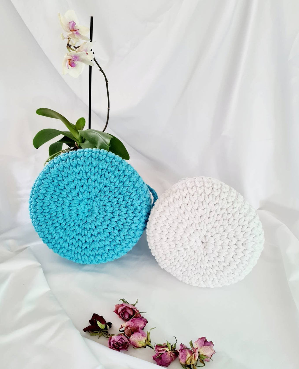 Korb gehäkelt, Utensilo, Aufbewahrungskorb, Kinderkorb, Spielzeugkorb, Kinderzimmer Dekoration, Babypartygeschenk, Babyzimmer, Aufbewahrung