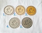 Tassenuntersetzer, Glasuntersetzer gehäkelt, Hochzeitsgeschenk, Gastgeschenk, schöne Tischdekoration, Terassendekor, Tasse Pad, Geschenkidee