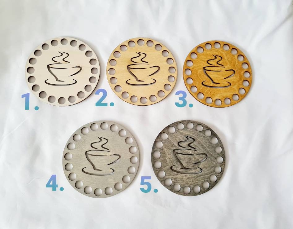 Tassenuntersetzer, Glasuntersetzer gehäkelt, Hochzeitsgeschenk, Gastgeschenk, schöne Tischdekoration, Terassendekor, Tasse Pad, Geschenkidee