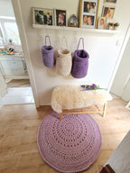 Hängekorb Kinderzimmer - Praktische Wanddeko Babyzimmer und Aufbewahrung in einem! Korb zum Aufhängen - Geschenk zur Geburt - Wandkörbe