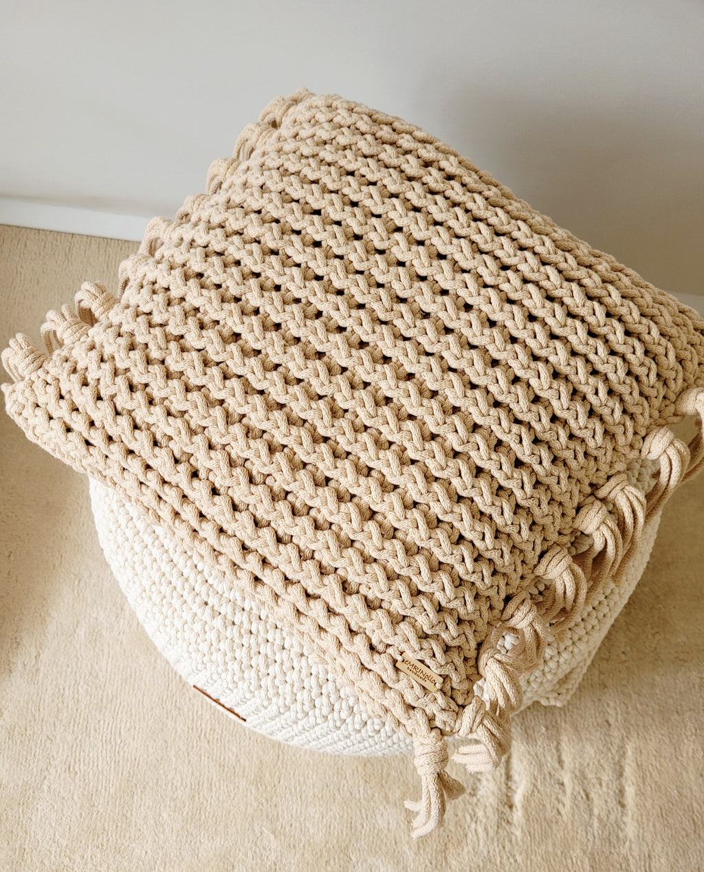 Kissen gehäkelt, Chunky Kissen, gehäkelte Wohnkultur, Hauseinweihungsgeschenk, skandinavisches Dekor, gestrickte moderne Kissen