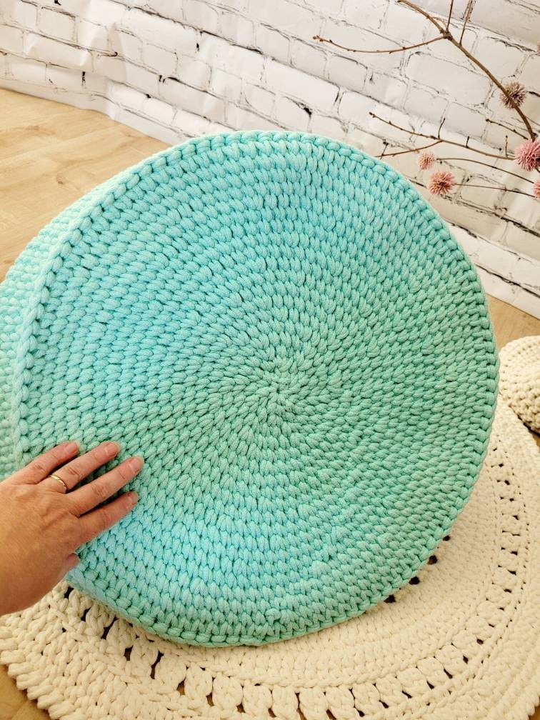 Großer Aufbewahrungskorb gehäkelt, XXL Spielzeugkorb, Kinderzimmer Aufbewahrung, großer Wäschekorb, skandinavisches Dekor, hygge Style