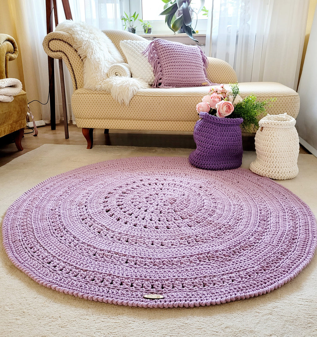 Teppich handmade Kinderzimmer, rund handgefertigt, Kinderzimmer Deko, Teppich für das Wohnzimmer, Geschenkidee für Taufe