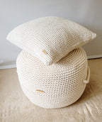 Kissen gestrickt, Geschenkidee, moderne Wohnkultur, Dekokissen, stilvolles Sofakissen, skandinavisches Dekor, japandi style