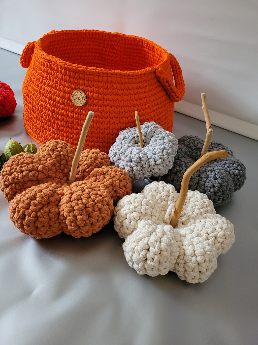 Gehäkelter Kürbis Bauernkürbis, 65 Farben, Pumpkin, herbstliches Deko, thanksgiving decoration, rustikales Bauernhaus Deko