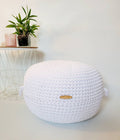 Pouf Ottoman gehäkelt, Babyzimmer deko, Bodenkissen, Sitzkissen, Skandinavisches Kinderzimmer Dekor, Häkelhocker Kinderzimmer, Sitzhocker