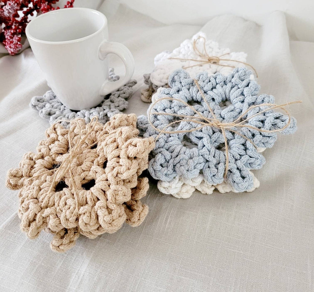 Weihnachtssterne 3er Set, Weihnachtsornament und Deko für den Weihnachtsbaum, Charm Anhänger Schneeflocke, Christbaumschmuck Sterne