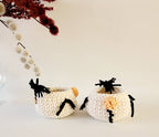 Gehäkelter Korb Schneemann, Kinder Korb, Wohnzimmer Kinderzimmer Dekoration, Nikolausgeschenk, Weihnachtsgeschenk, Nordic Stile