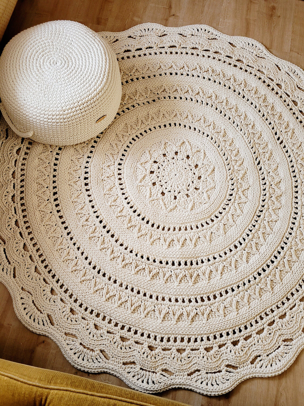 Teppich handmade Kinderzimmer, rund handgefertigt, Kinderzimmer Deko, Teppich für das Wohnzimmer, Geschenkidee für Taufe