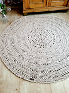 Teppich handmade Kinderzimmer, rund handgefertigt, Kinderzimmer Deko, Teppich für das Wohnzimmer, Geschenkidee für Taufe