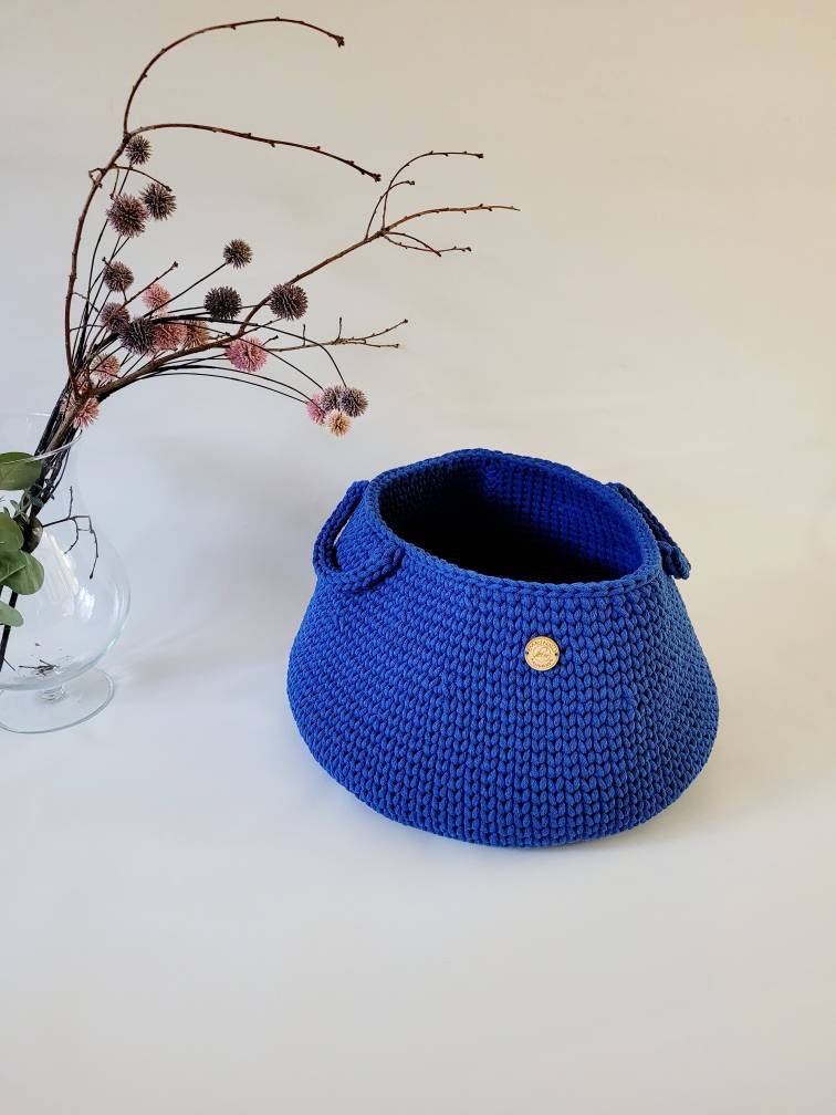 Aufbewahrungskorb, Wäschekorb, scandi style, Utensilo gehäkelt, Spielzeugbox, Aufbewahrungstasche, Babyzimmer deko, Geschenkidee Taufe