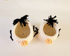 Gehäkelter Korb Schneemann, Kinder Korb, Wohnzimmer Kinderzimmer Dekoration, Nikolausgeschenk, Weihnachtsgeschenk, Nordic Stile