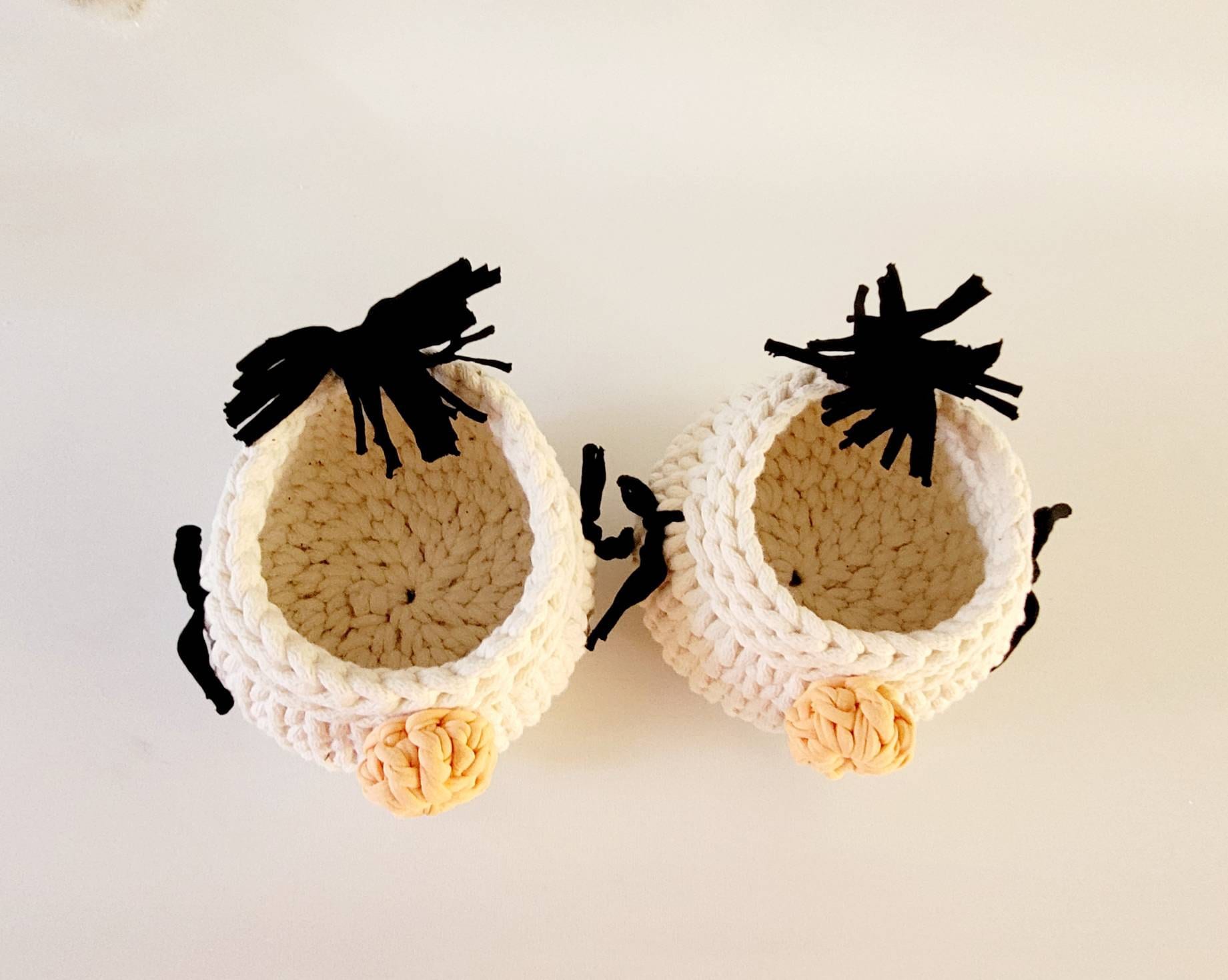 Gehäkelter Korb Schneemann, Kinder Korb, Wohnzimmer Kinderzimmer Dekoration, Nikolausgeschenk, Weihnachtsgeschenk, Nordic Stile