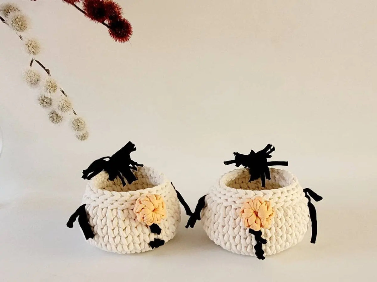 Gehäkelter Korb Schneemann, Kinder Korb, Wohnzimmer Kinderzimmer Dekoration, Nikolausgeschenk, Weihnachtsgeschenk, Nordic Stile