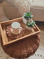 Tassenuntersetzer, Glasuntersetzer gehäkelt, Hochzeitsgeschenk, Gastgeschenk, schöne Tischdekoration, Terassendekor, Tasse Pad, Geschenkidee