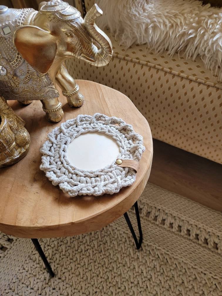 Tassenuntersetzer, Glasuntersetzer gehäkelt, Hochzeitsgeschenk, Gastgeschenk, schöne Tischdekoration, Terassendekor, Tasse Pad, Geschenkidee