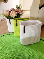 Teppich rund Babyzimmer, Baumwollteppich grün, Teppich Kinderzimmer, Mandala Teppich, skandinavisches Dekor, gehäkelter Teppich modern, Wohn