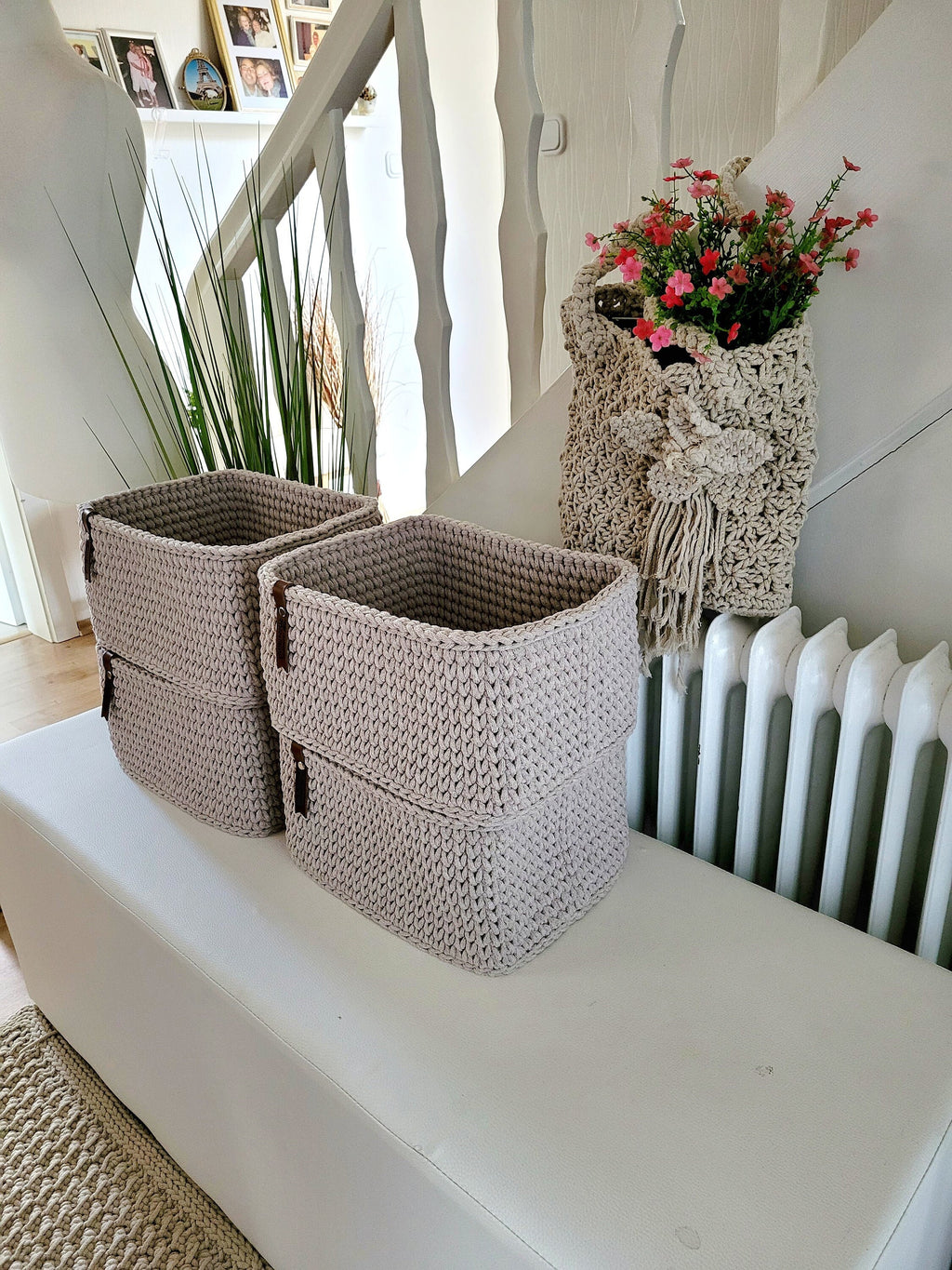 Korb eckig Babyzimmer deko, Untensilo, Aufbewahrungsbox, Kinderzimmer deko, tolle Geschenkidee, Weihnachtsgeschenk, Bad Aufbewahrung