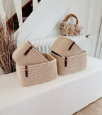 Korb eckig Babyzimmer deko, Untensilo, Aufbewahrungsbox, Kinderzimmer deko, tolle Geschenkidee, Weihnachtsgeschenk, Bad Aufbewahrung